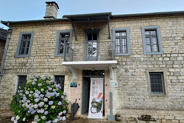 Volakas,Greece-January 7, 2022: In the village of Volakas, in Drama, every January (6-8) revives the custom of "Harapia", means "Black men", because of their black traditional costumes.